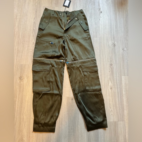NWT Drae Khaki Aviator Trousers - Picture 8 of 9